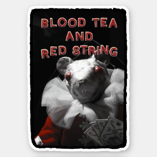 Sticker of Mouse from Blood Tea and Red String