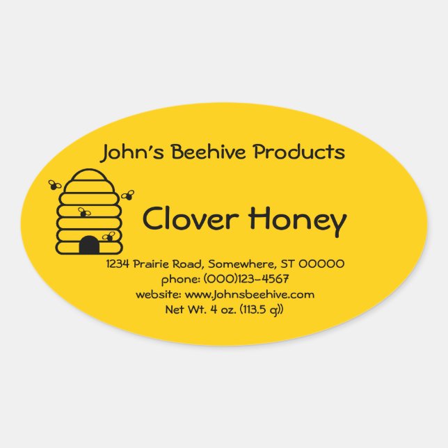 Sticker (ovl) - Honey Business - Skep (Front)
