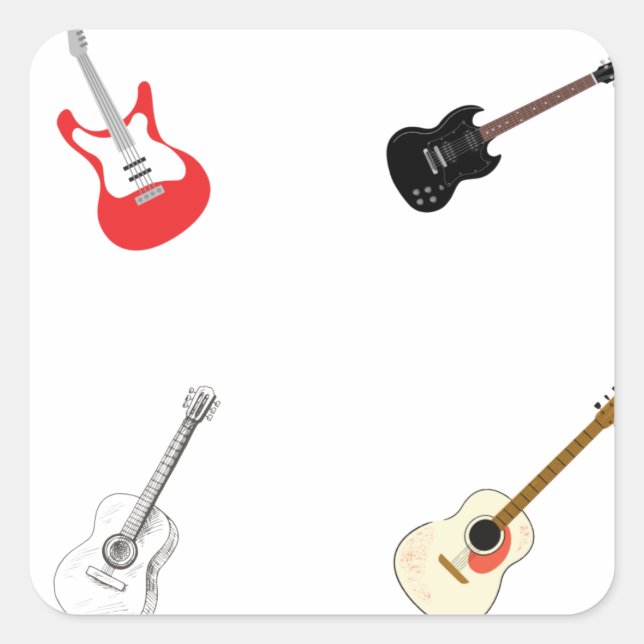 Sticker Pack - Guitar (Front)