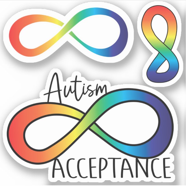 Sticker Pack: Neurodiversity Autism Acceptance (Front)