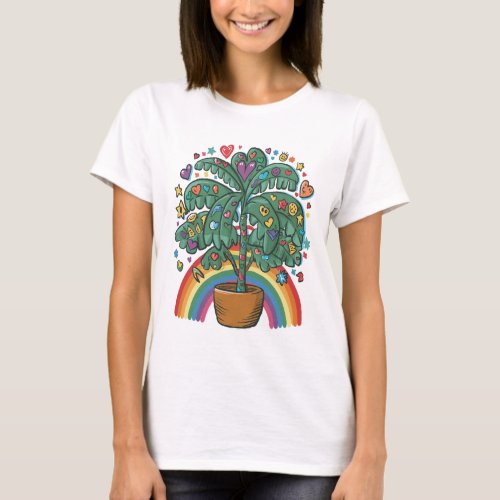Sticker plant T_Shirt