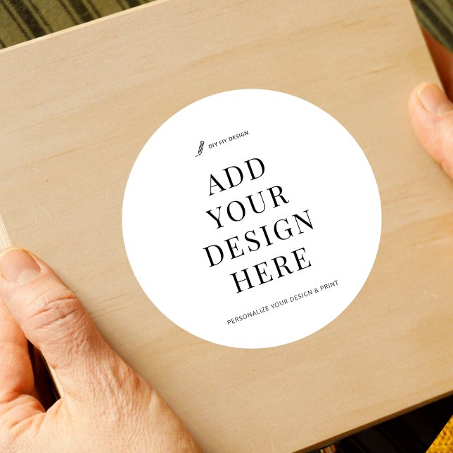 Sticker Printing Custom 3" Round Product Label (Custom round product label printing 3" circle stickers)