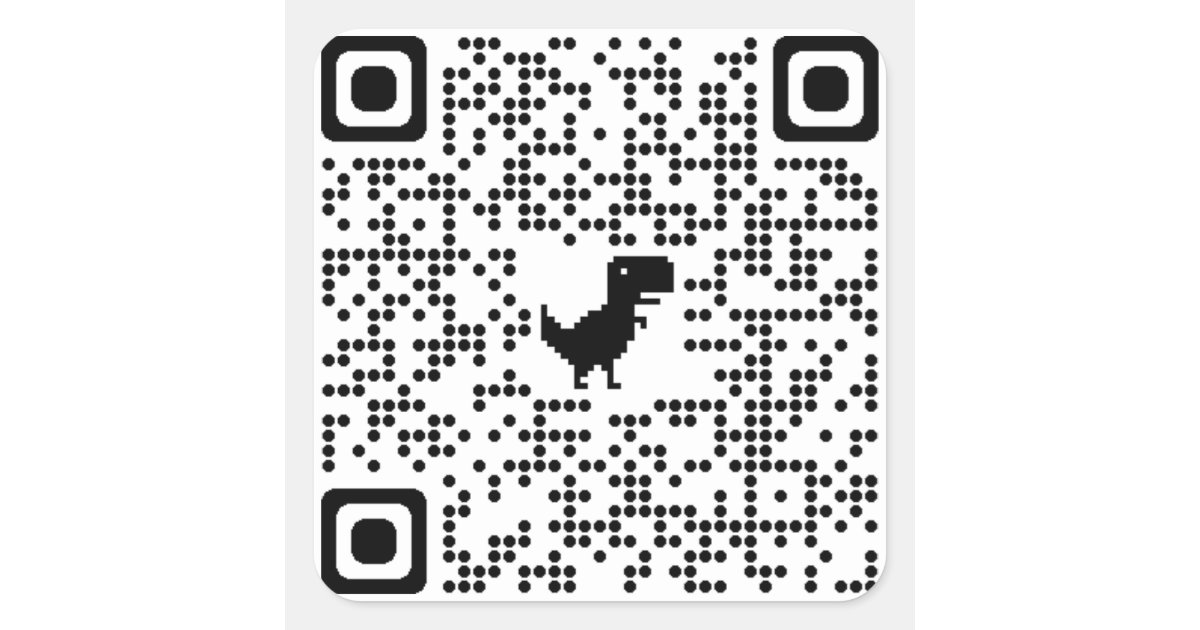 Rick Roll QR Code Sticker  Video Link 