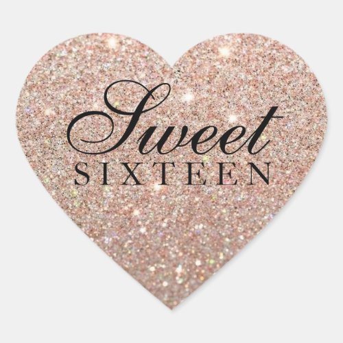 Sticker - Rose Gold Glitter Fab Sticker Sticker _ Rose Gold Glitter Fab Sticker