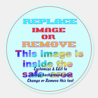 Sticker Round All sizes