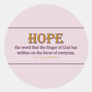 Sticker Round: Hope