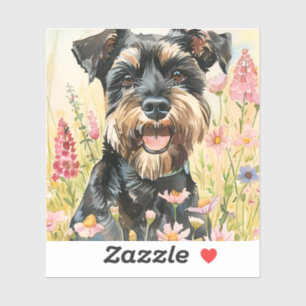 Sticker – Schnauzer Die-Cut Watercolor Sticker