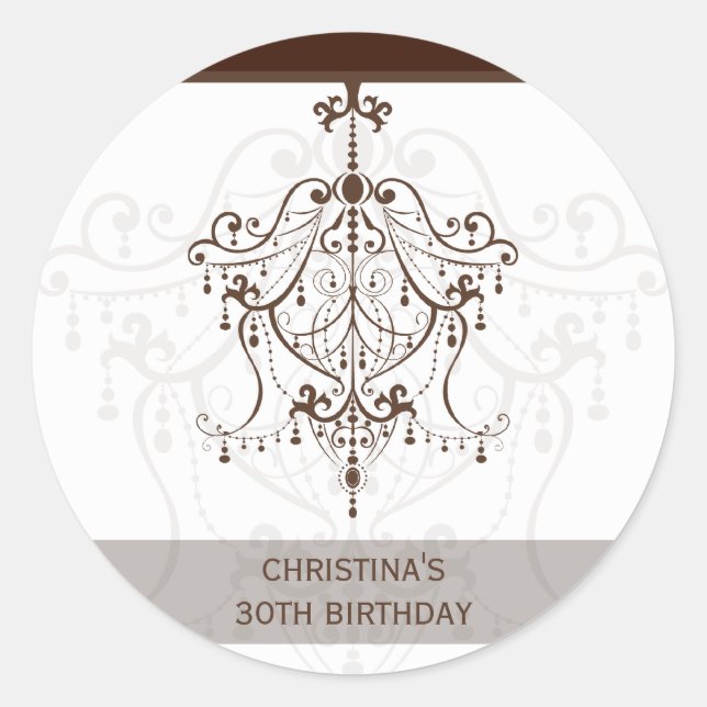 STICKER / SEAL :: chandelier 1 (Front)