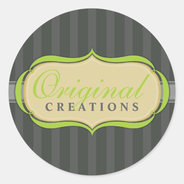 STICKER SEAL :: elegant flamboyant 11 (Front)