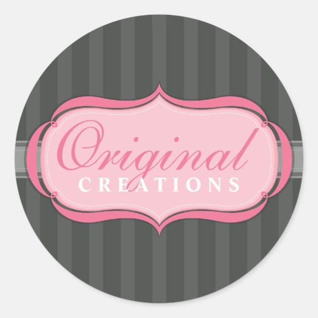 STICKER SEAL :: elegant flamboyant 6 (Front)