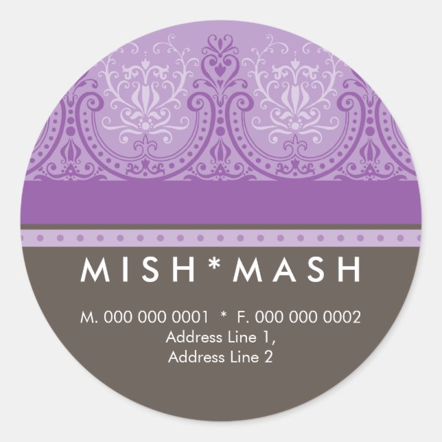 STICKER SEAL :: glam 7 (Front)