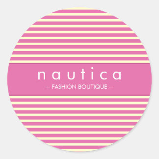 STICKER SEAL :: nautical striped 9