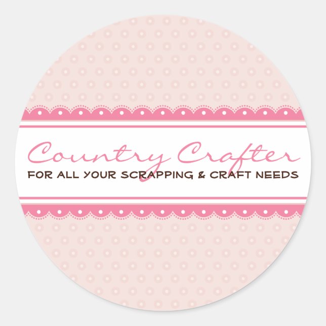 STICKER SEAL :: pretty crafty 2 (Front)