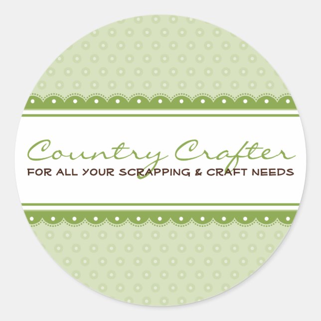 STICKER SEAL :: pretty crafty 3 (Front)