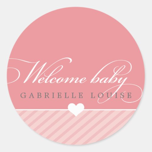 STICKER SEAL _ WELCOME BABY  lovely type 1