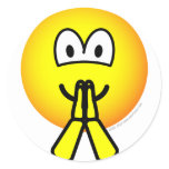 Praying emoticon : Emoticons @ emofaces.com