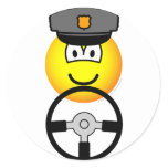 Driving chauffeur emoticon : Emoticons @ emofaces.com