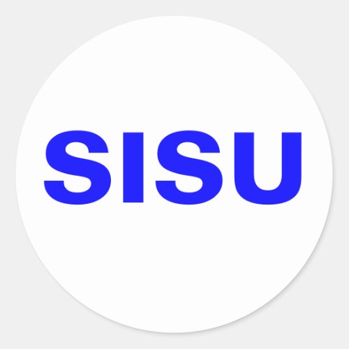 Sticker SISU Nature  Spirit of the Finnish People