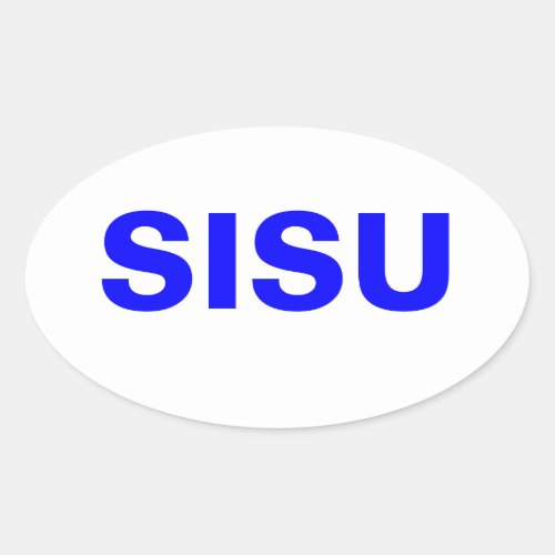 Sticker SISU Nature  Spirit of the Finnish People