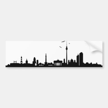 Sticker Skyline Berlin by JiSign at Zazzle