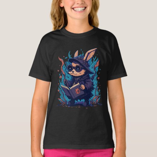 Sticker Sorceress Rabbit T_Shirt