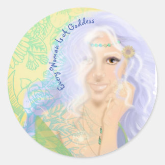 Sticker, Summer Solstice Goddess Sticker