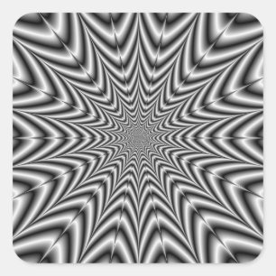Sticker Super Nova in Black and White