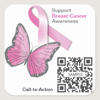 Sticker Template Breast Cancer Awareness