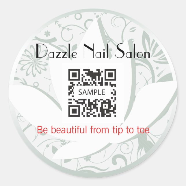 Sticker Template Nail Salon (Front)