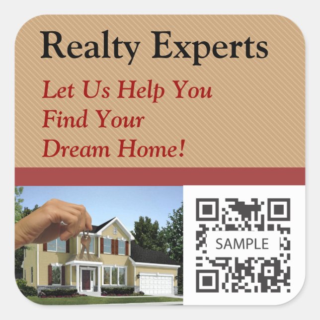 Sticker Template Realty Experts (Front)