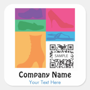 Sticker Template Retail Shoes