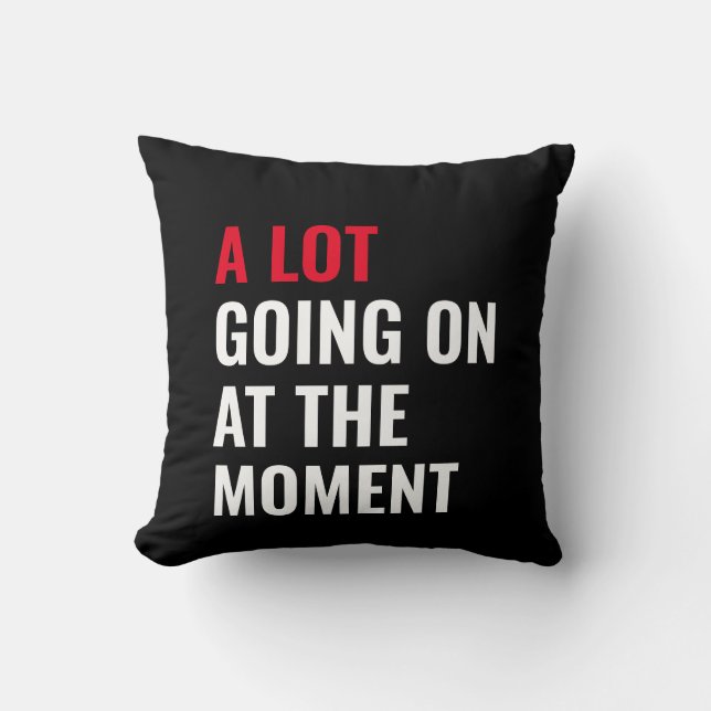 Sticker Throw Pillow (Front)