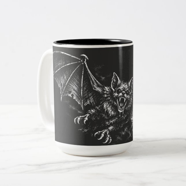 Sticker Two-Tone Coffee Mug (Front Left)