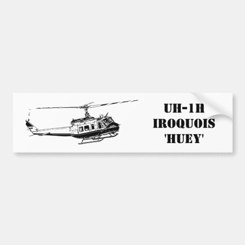 Sticker UH_1H Iroquois Helicopter