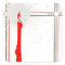 Sticker Vintage Deco Christmas Candle In Window