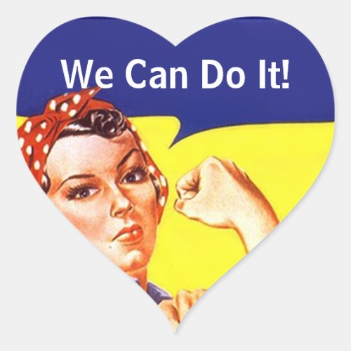 Sticker Vintage Rosie The Riveter We Can Do It