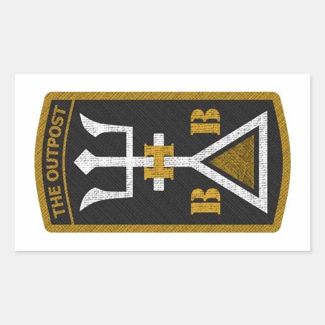 Sticker : White / OP-BHB (Front)