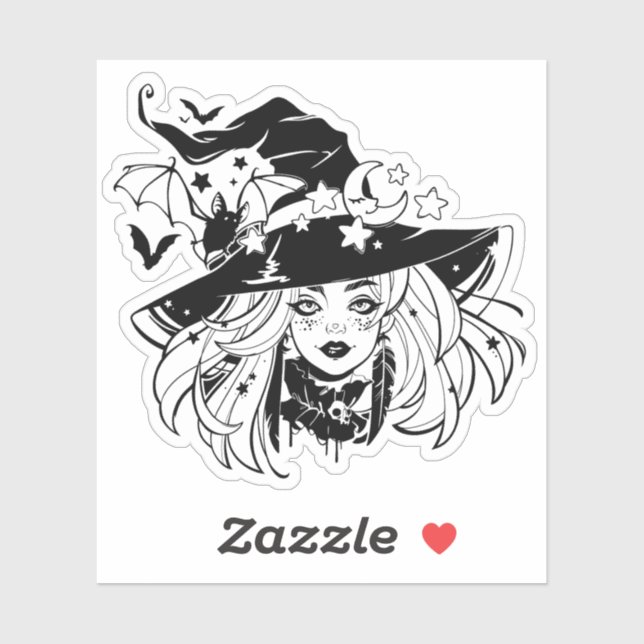 Sticker - "Witch" (Sheet)