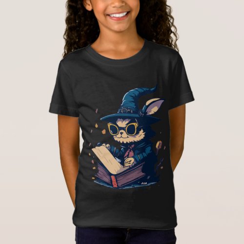 Sticker Witch Rabbit T_Shirt