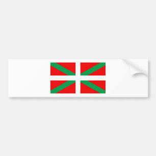 Sticker with Basque flag "Ikkurina"