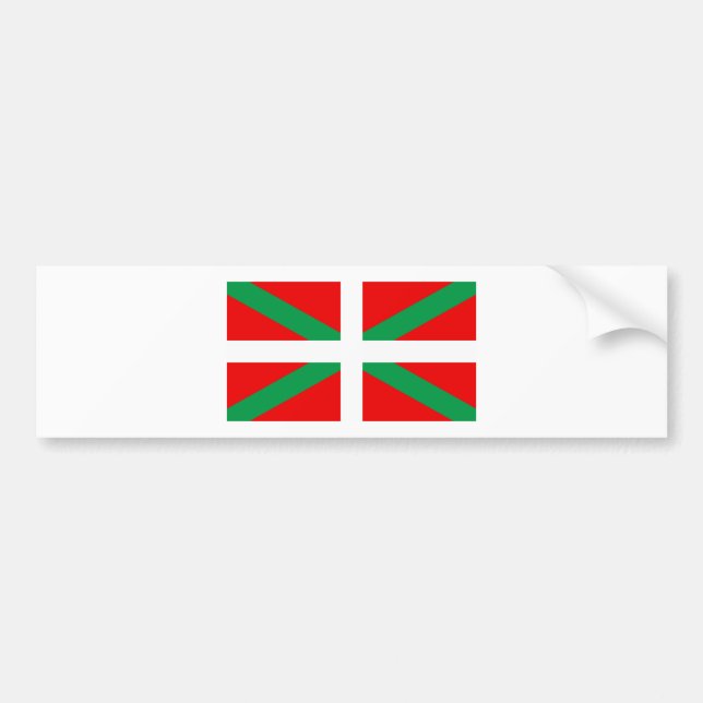 Sticker with Basque flag "Ikkurina" (Front)