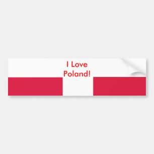 Sticker with Flag of Poland