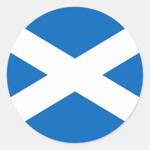 Sticker with Flag of the Scotland