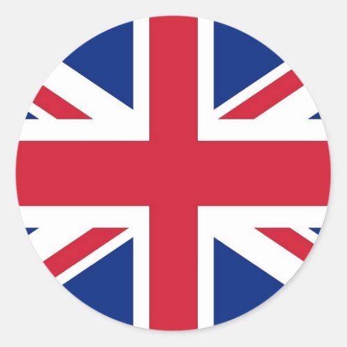 Sticker with Flag of the United Kingdom