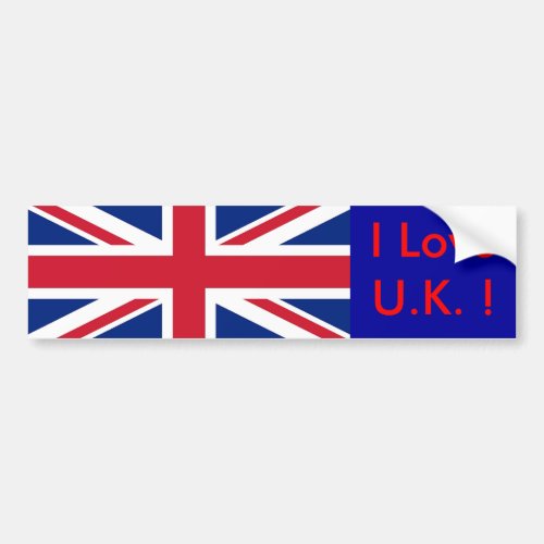 Sticker with Flag of the United Kingdom