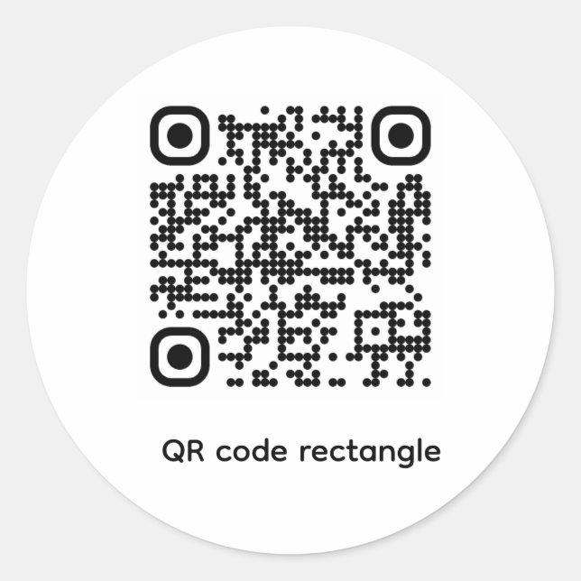 Sticker with QR code test (Front)