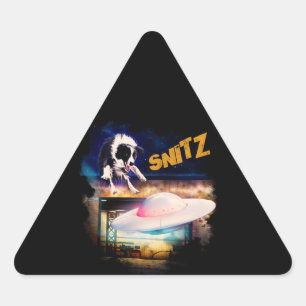 sticker with Snitz from Bob's Saucer Repair