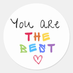Sticker You are the best