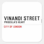 VINANDI STREET  Stickers