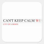 Can't keep calm  Stickers